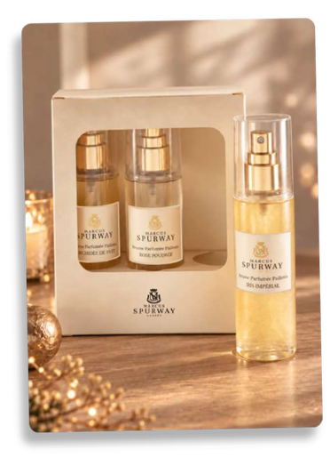 Set van 3 Geparfumeerde Glittermists