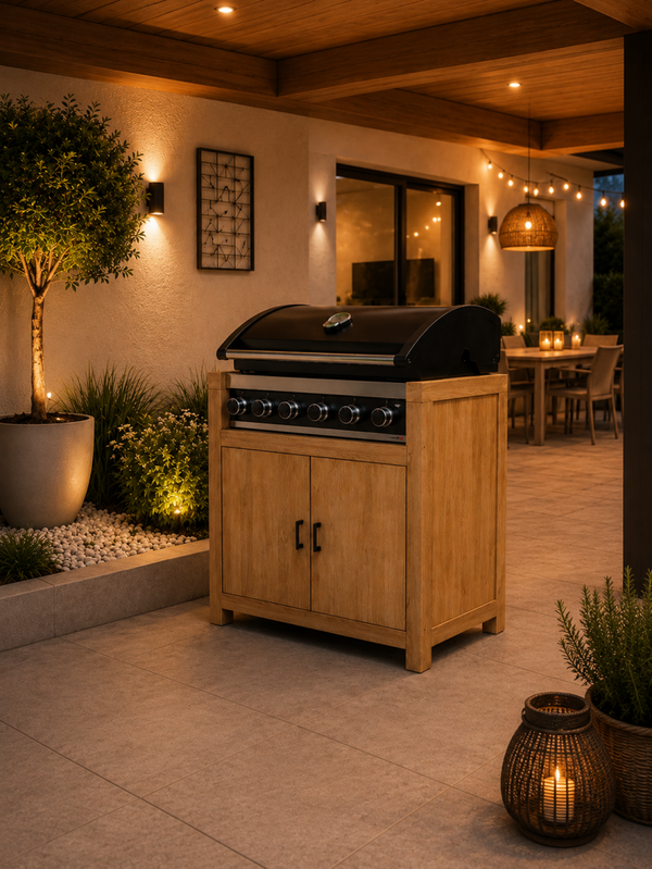 Module met gas-bbq