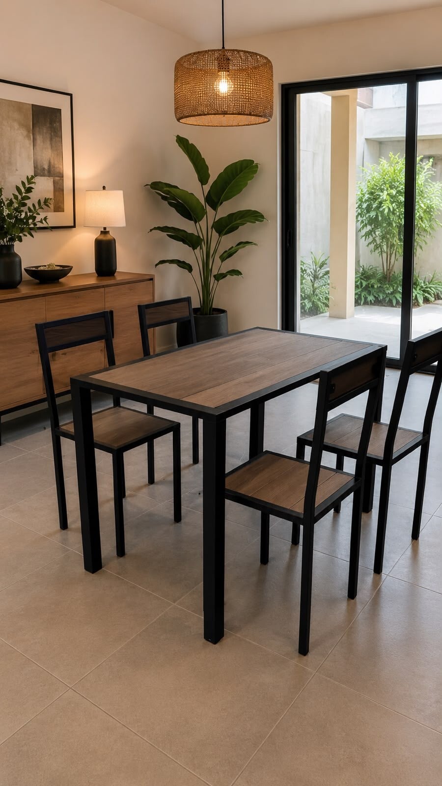 MESA PARA JARDIN DECK 6 PERSONAS