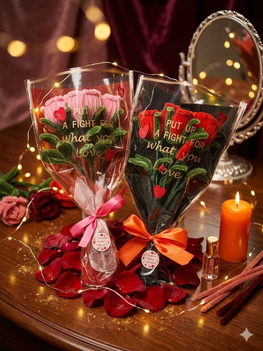 Rose, Saint-Valentin