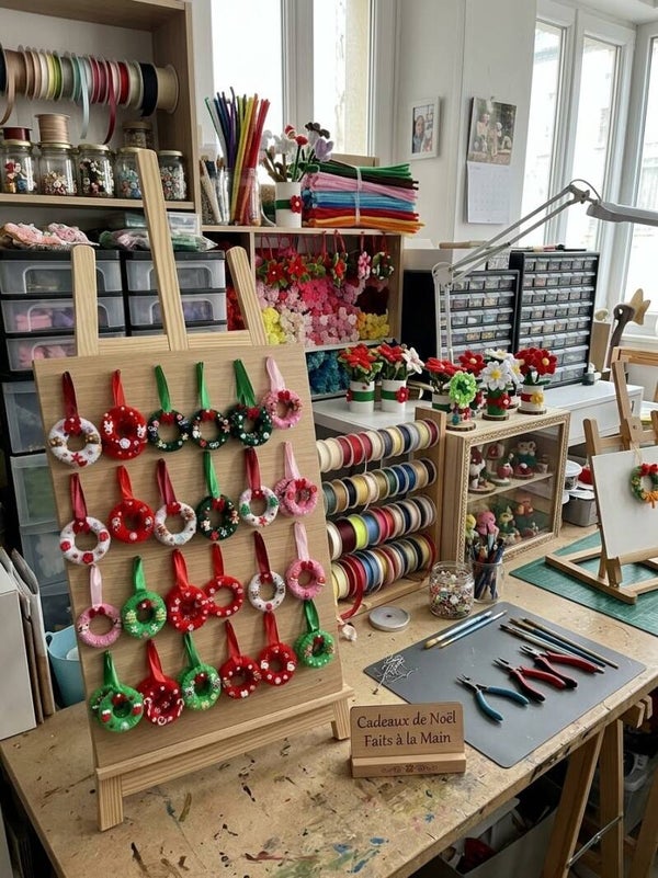 Anneaux de décoration pour sapin de Noël