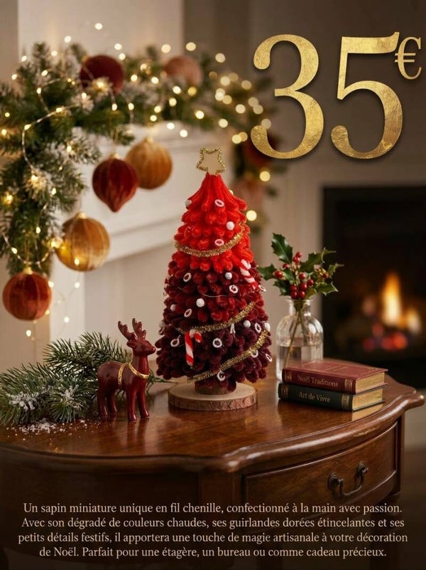 Sapin de Noël, 23 cm de hauteur