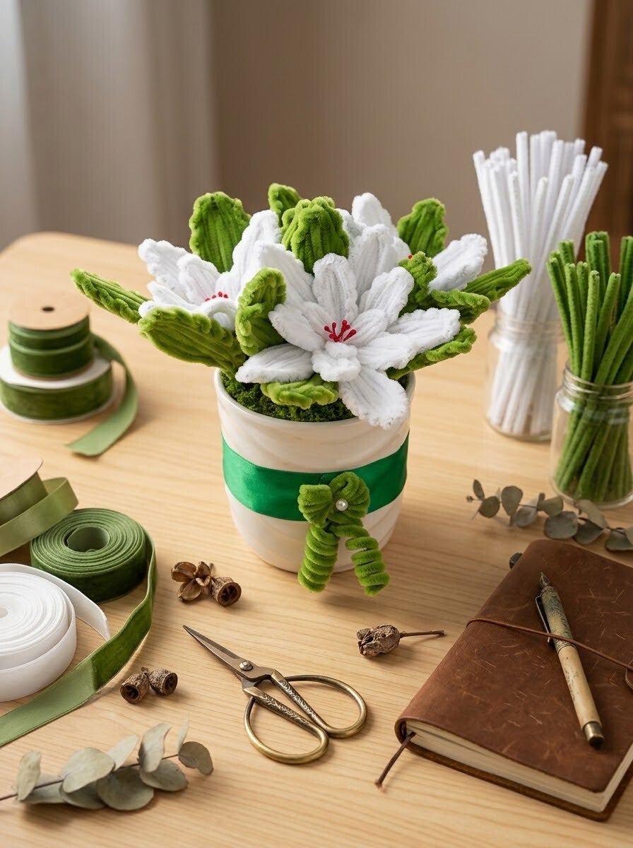 À fleur de Noël en pot