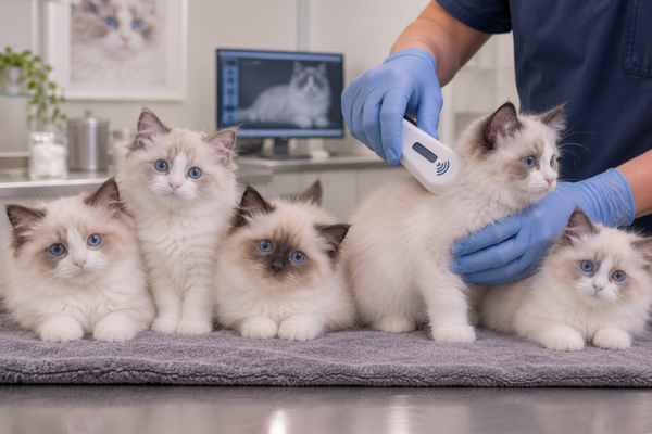 Chippen van je nestje kittens (zonder Thermo Functie)