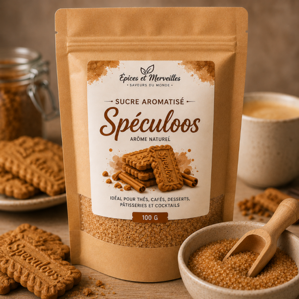 🍪 Sucre Aromatisé Spéculoos – 100 g