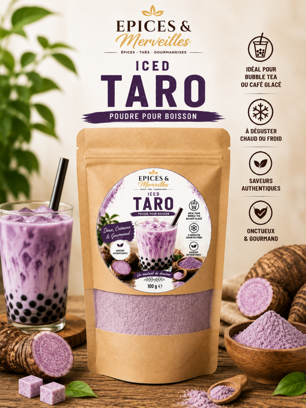 🟣 Taro – Poudre pour boisson gourmande