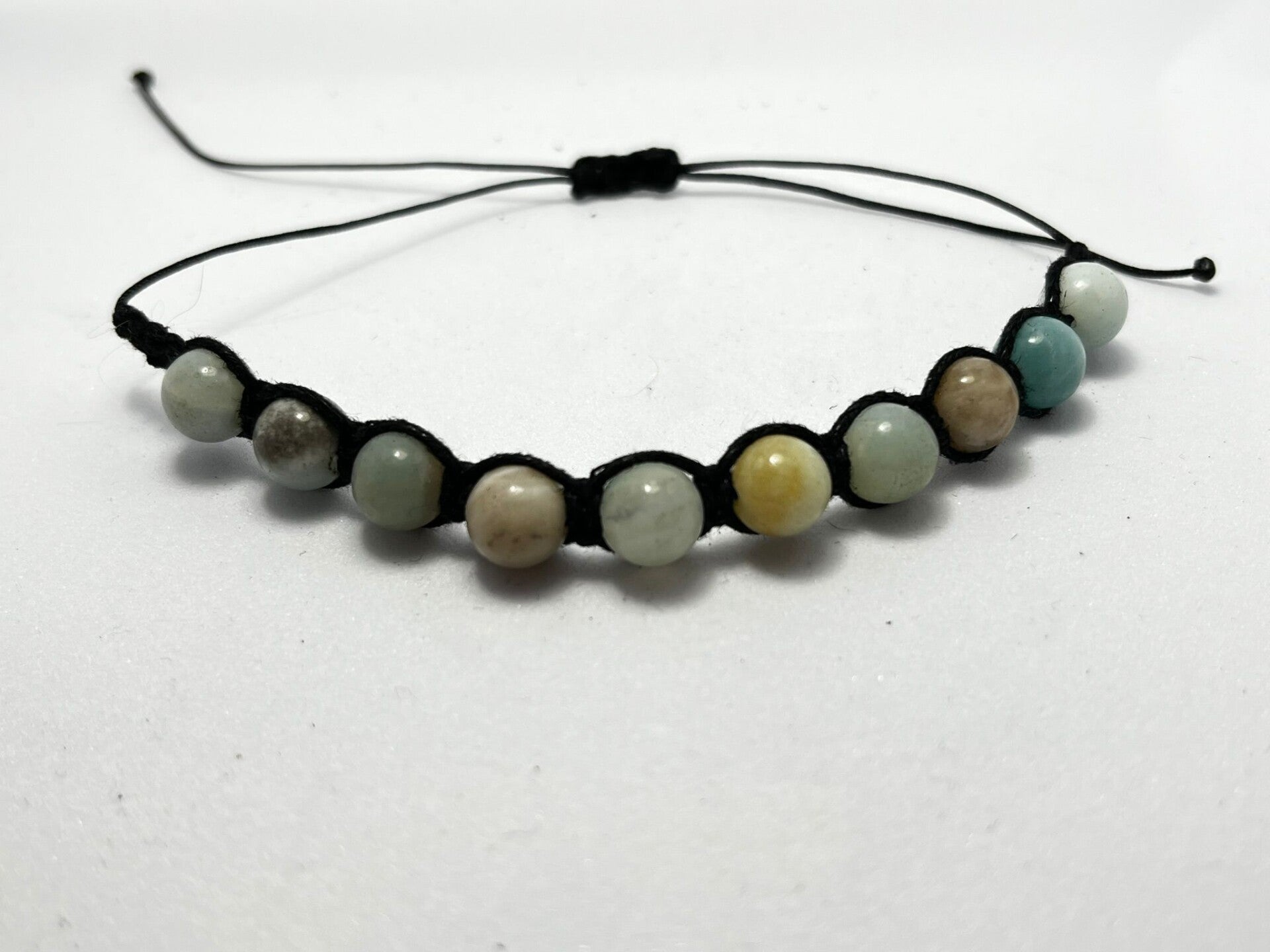 BRACCIALE SHAMBALLA IN AMAZZONITE