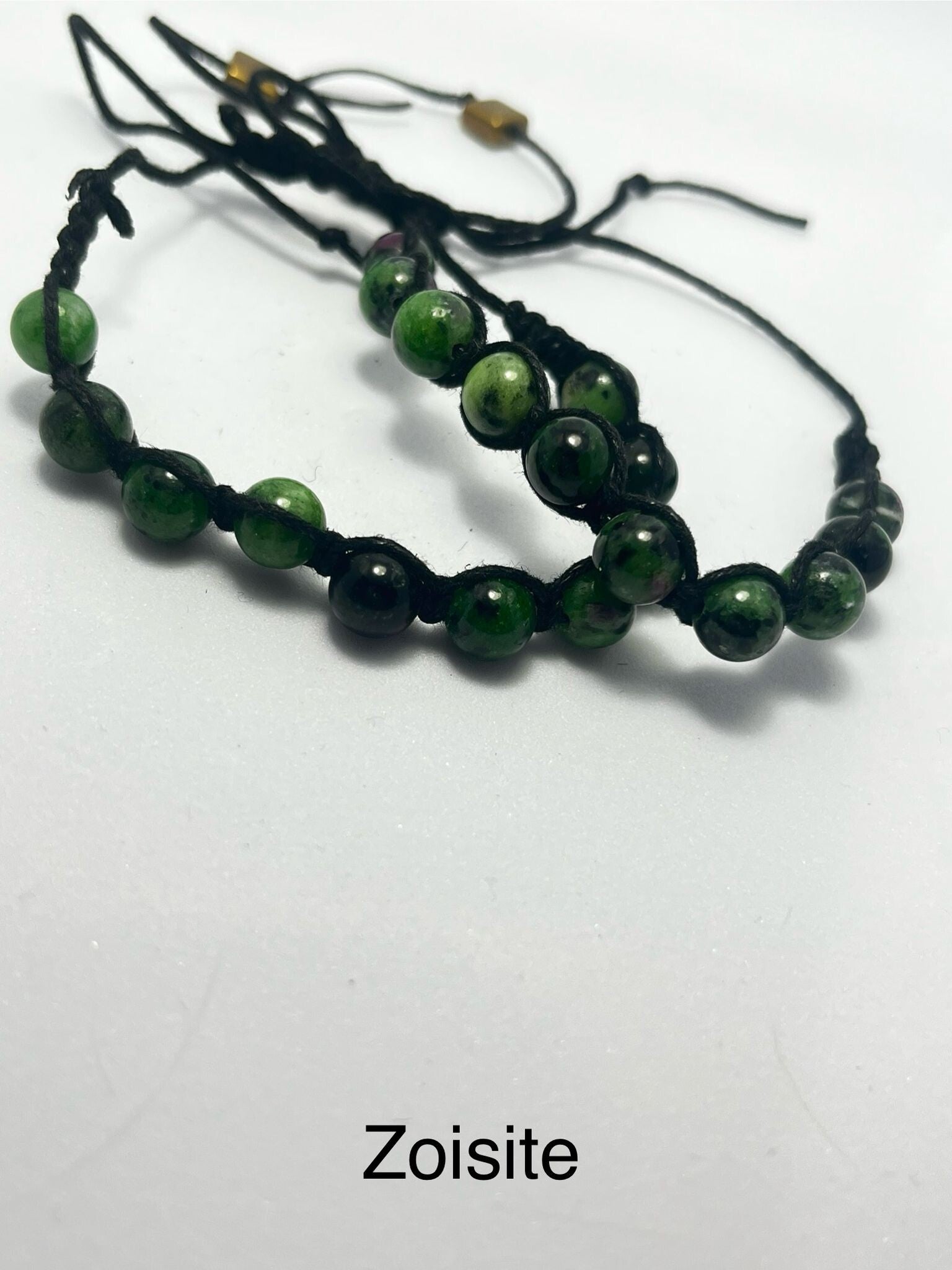 BRACCIALE SHAMBALLA ZOISITE