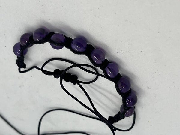 BRACCIALE SHAMBALLA IN AMETISTA
