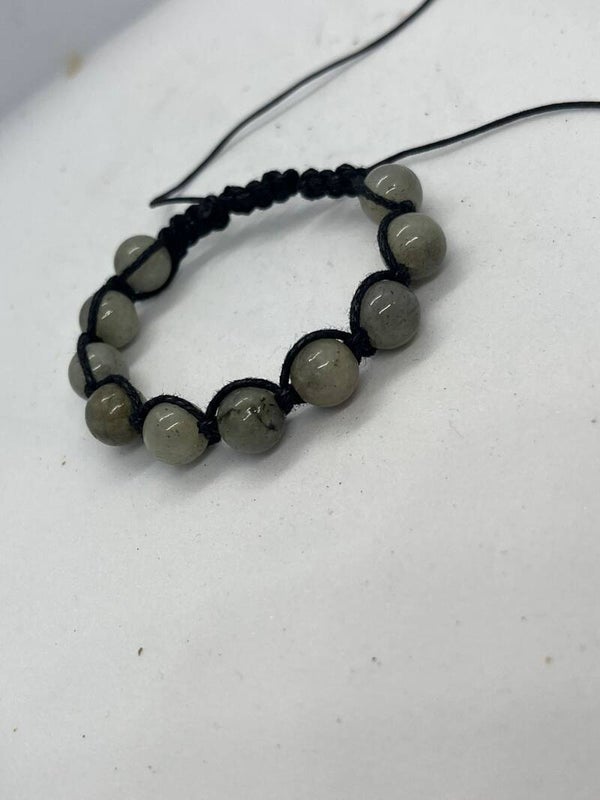 BRACCIALE SHAMBALLA IN LABRADORITE