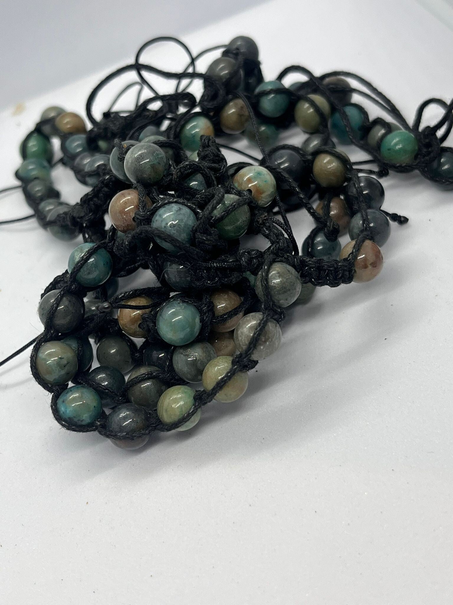 BRACCIALE SHAMBALLA IN CRISOCOLLA