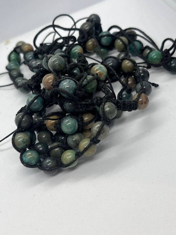 BRACCIALE SHAMBALLA IN CRISOCOLLA