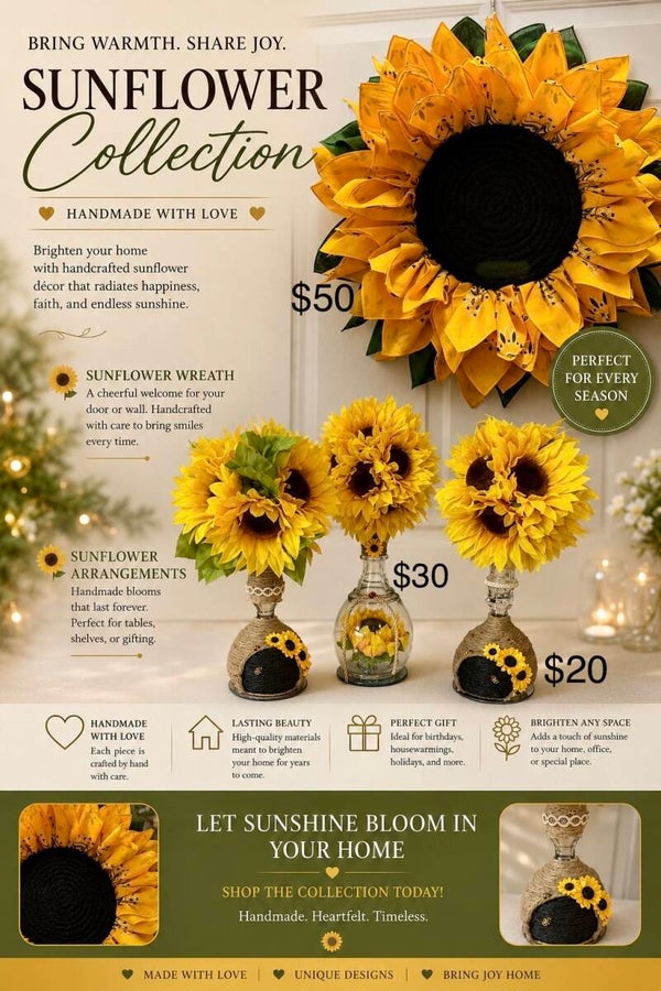 Sunflower decor