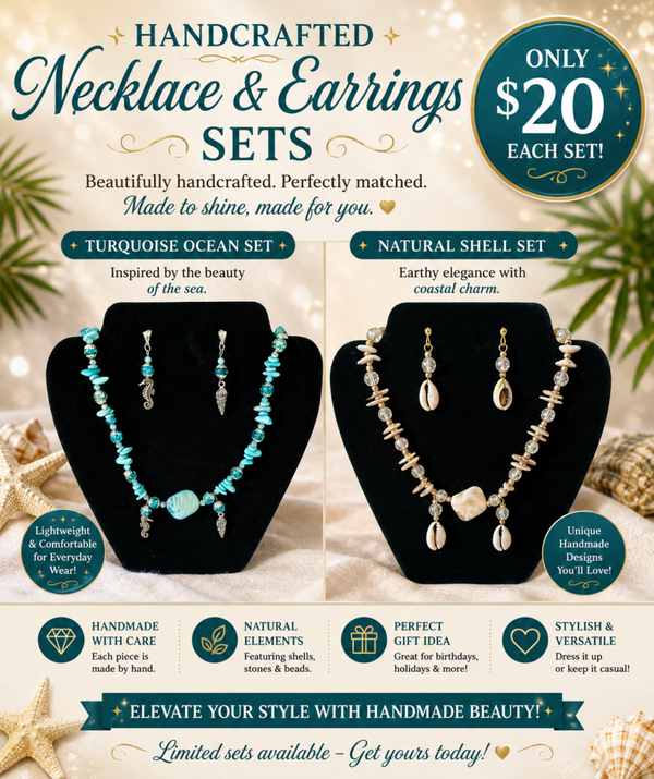 Shelled jewelry set