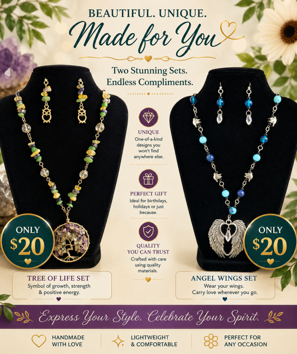 Two-piece jewelry sets