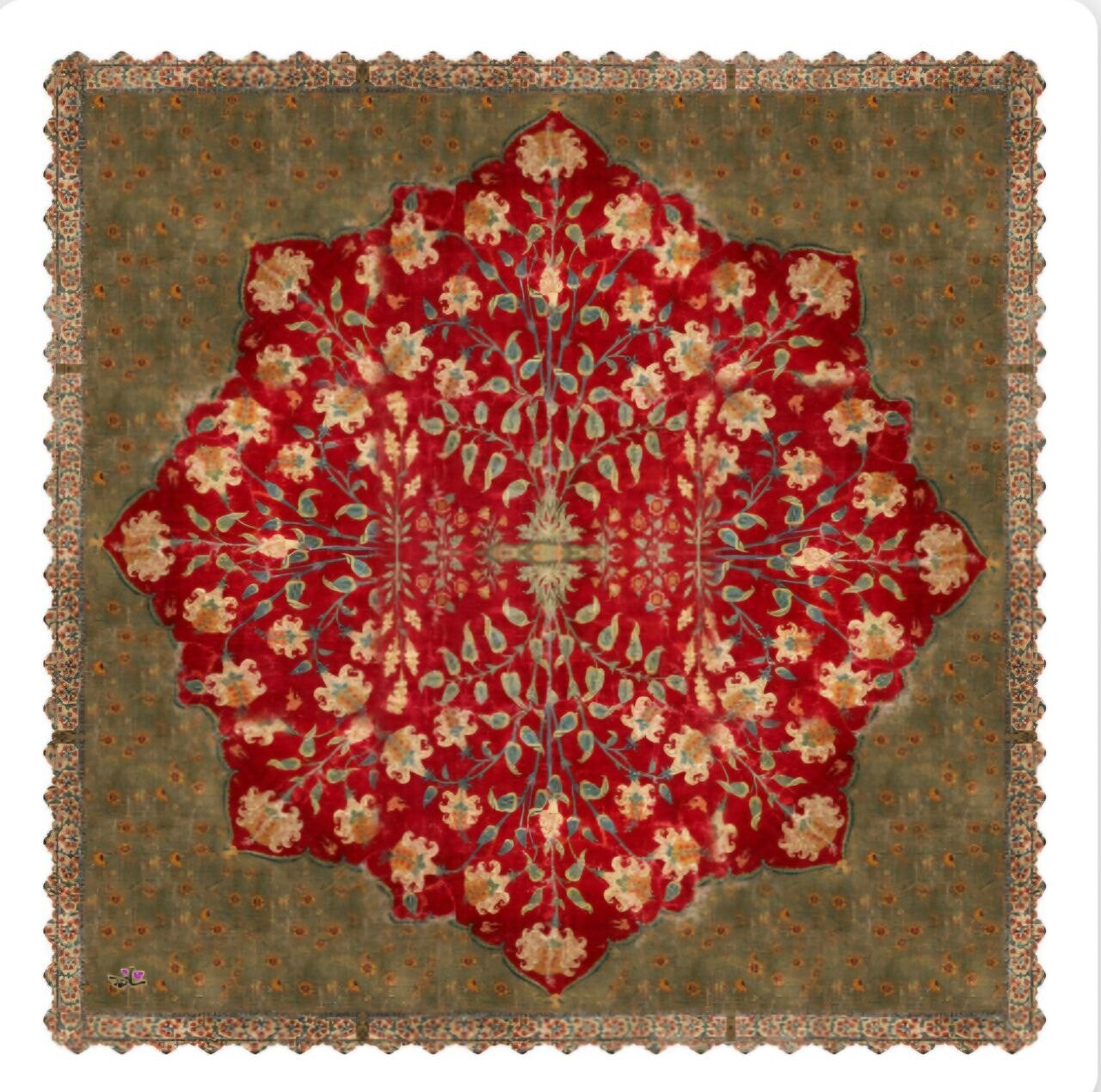 Velvet Tablecloth 0015