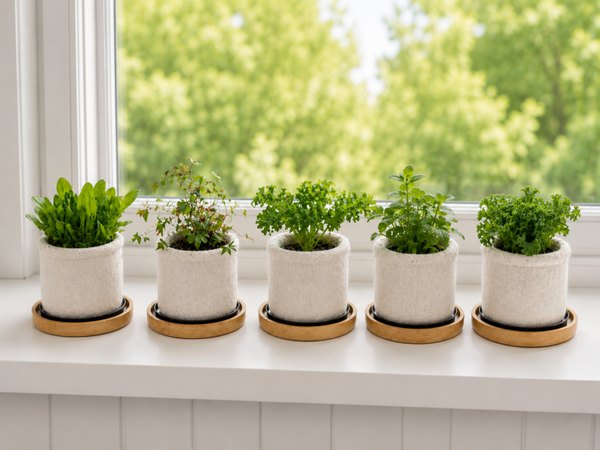 Woolly Planter - Seedlings  ( pack of 5 or  10  ) New Wool