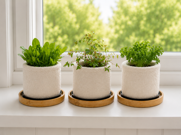 Woolly Planter - Small ( pack of 3 ) New Wool