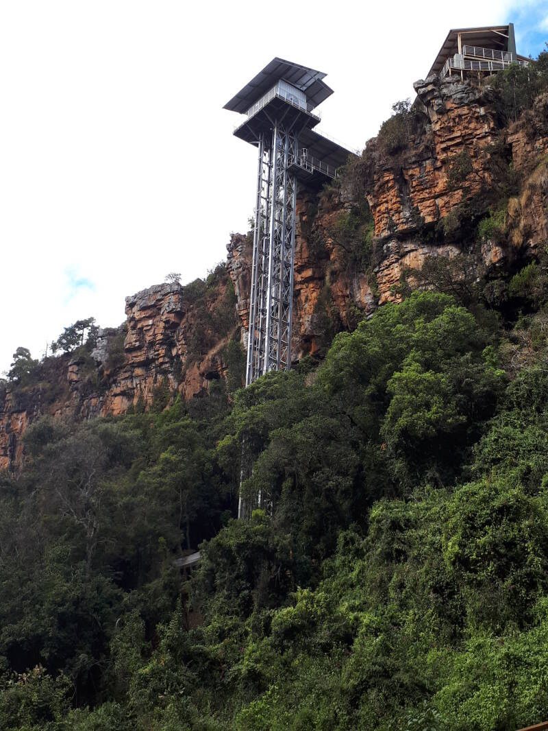 graskop gorge lift, panoramaroute, zuid-afrika