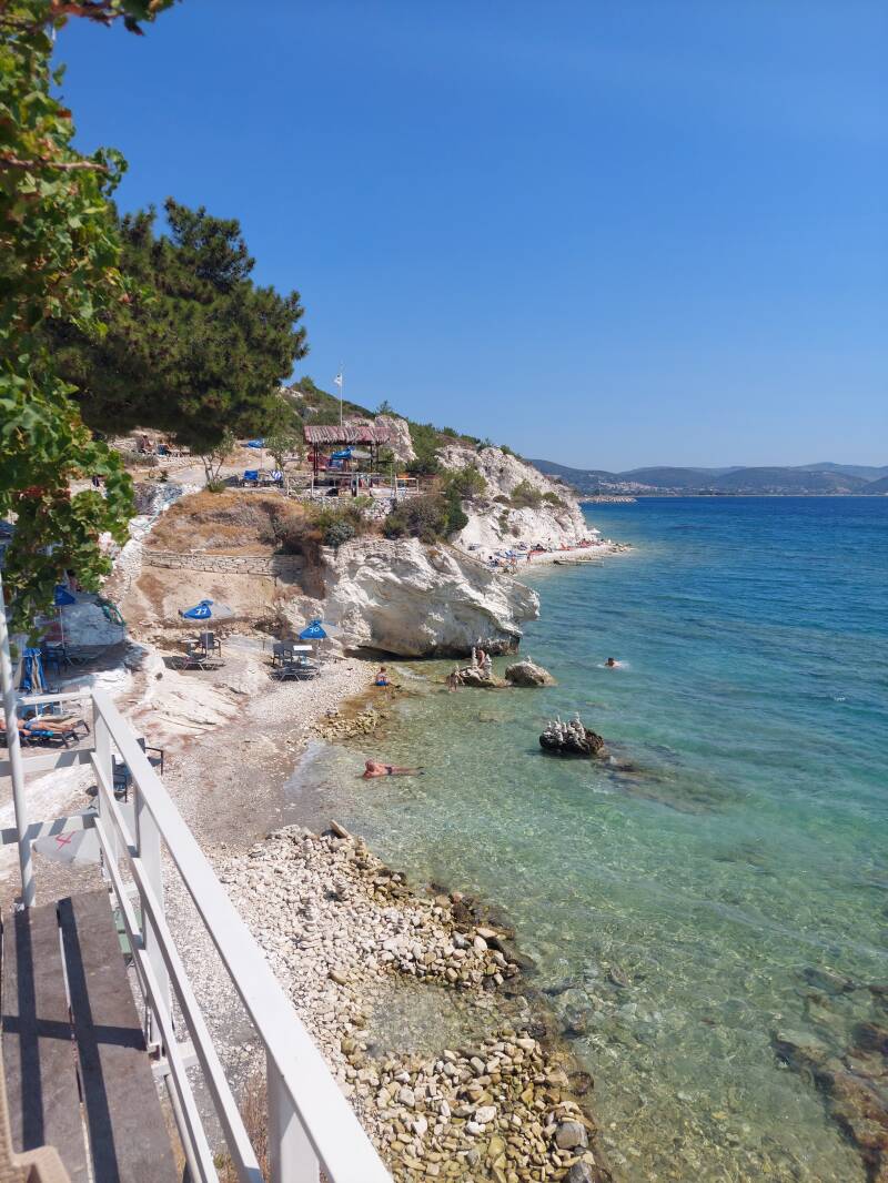 Pappa beach, Samos