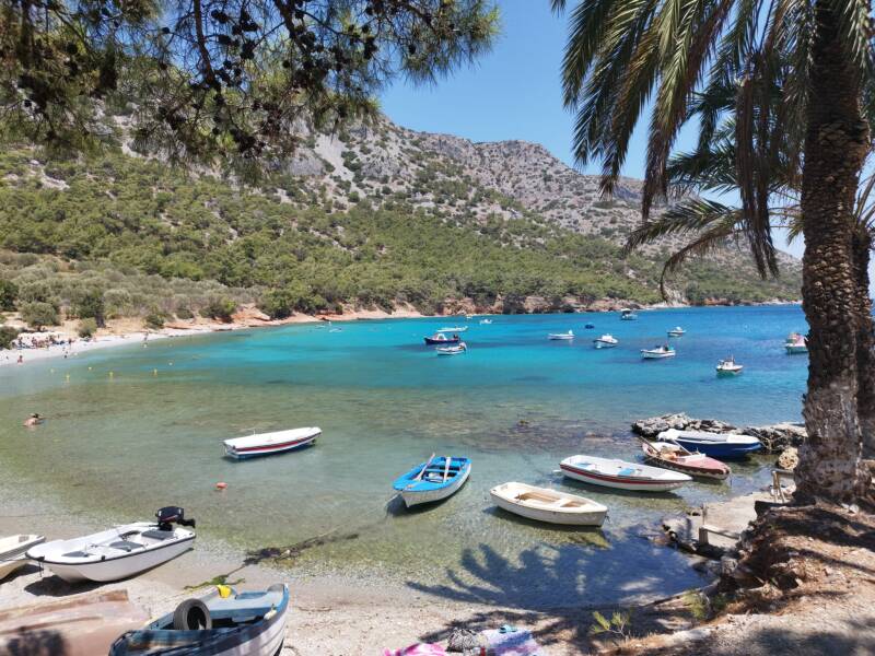 Mourtiá beach, Samos