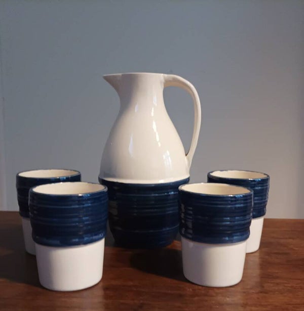 5-delige Abdij set blauw