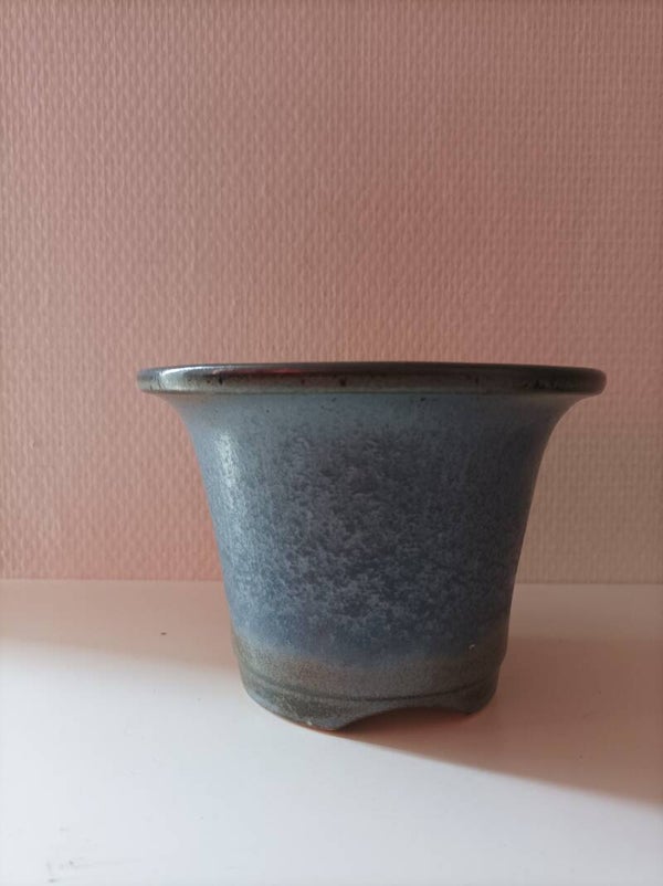 Blauw Grijs Bloempot