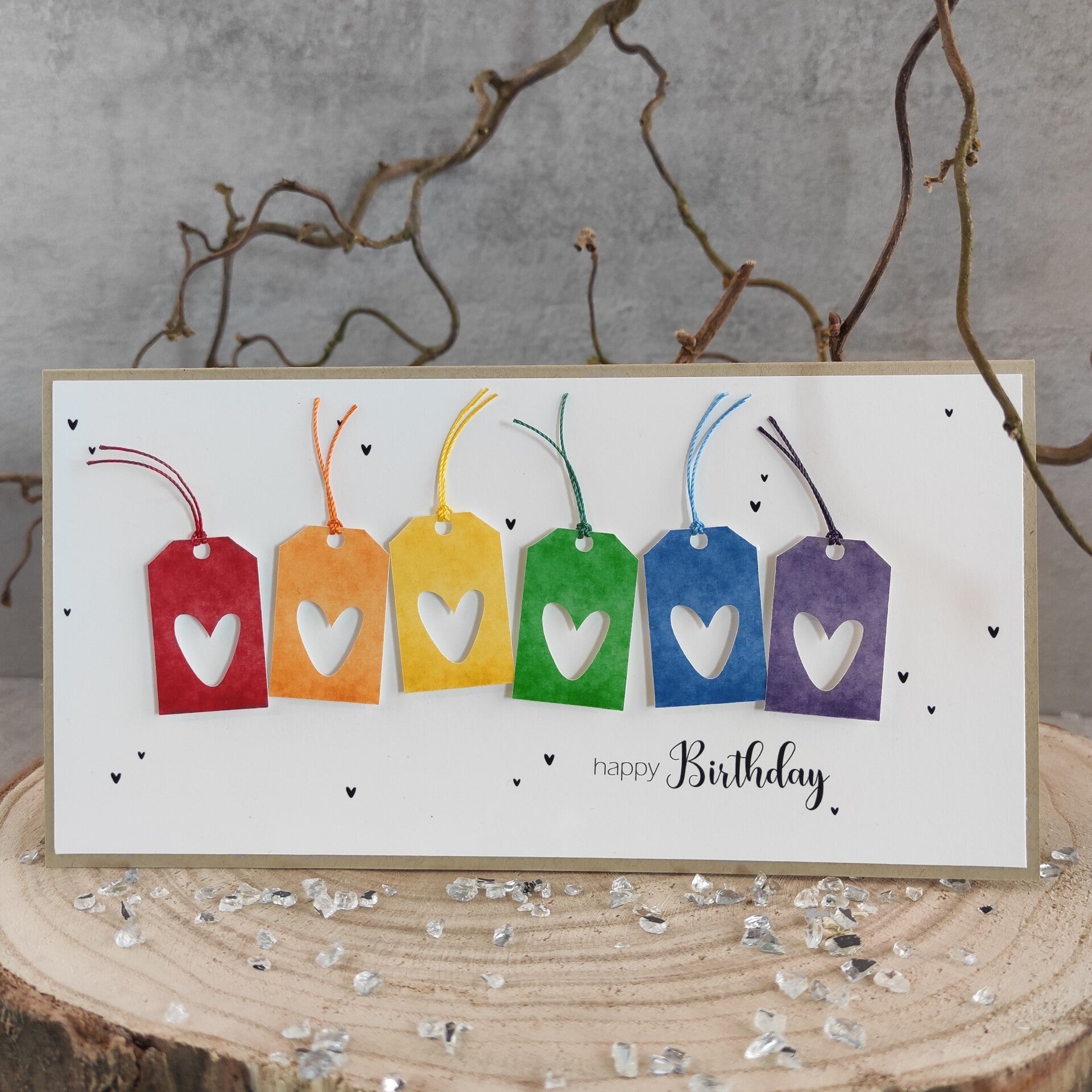 Regenbogenfarben Tags