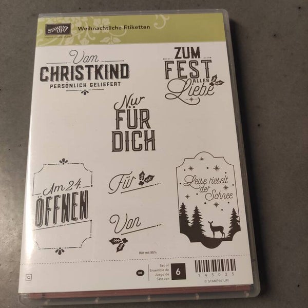 Weihnachtliche Etiketten