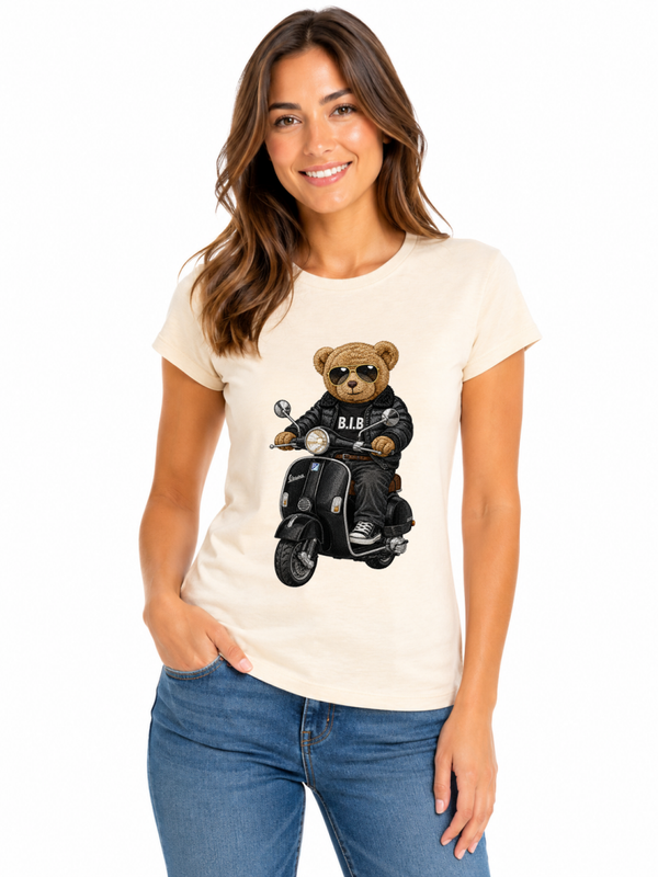 CAMISETA BTBS SEÑORA BEAR SCOOTER
