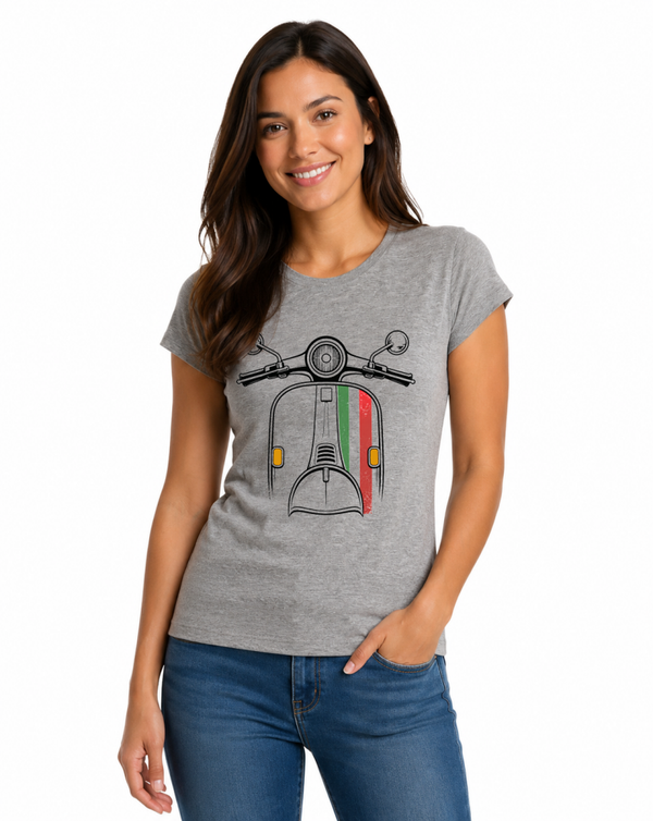 CAMISETA GRISM SEÑORA SCOOTER