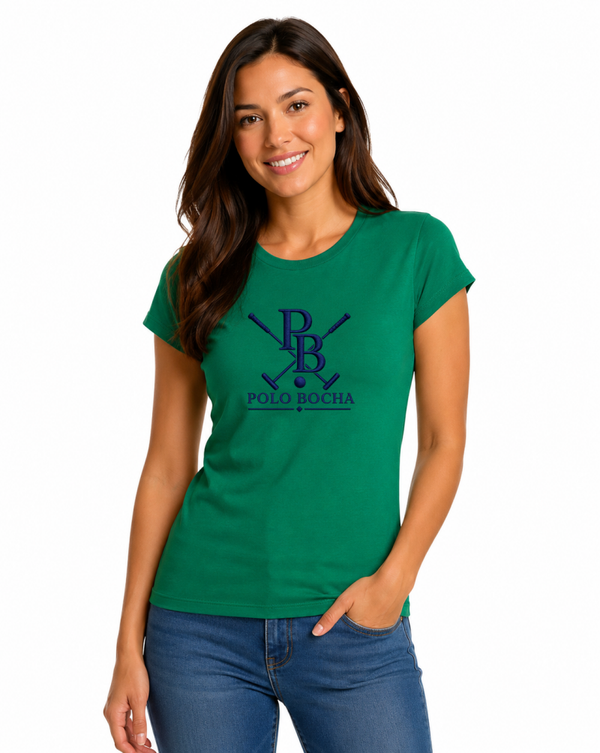 CAMISETA VERDE SEÑORA PXB