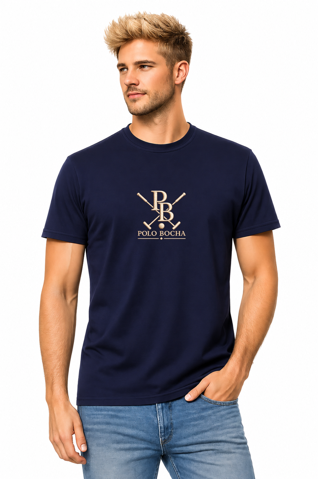 CAMISETA MARINO CABALLERO PXB