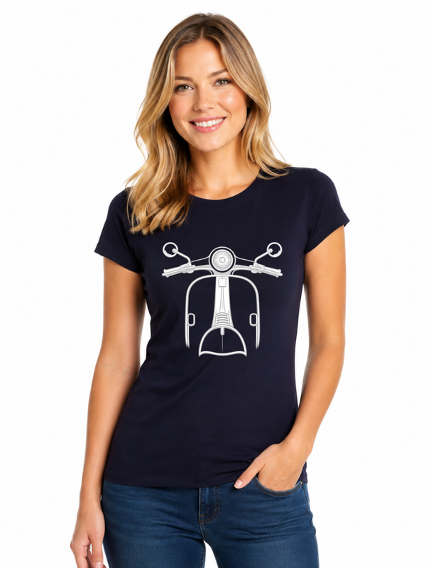 CAMISETA MARINO SEÑORA SCOOTER
