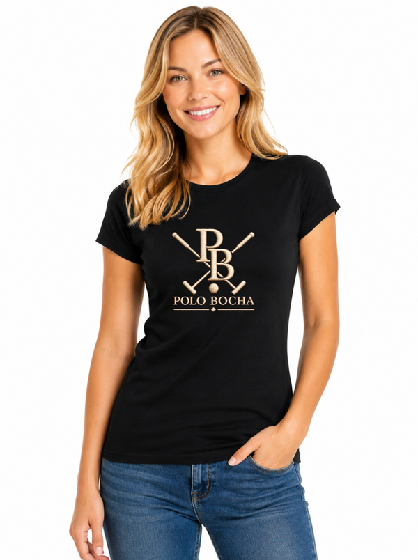 CAMISETA NEGRA SEÑORA PXB