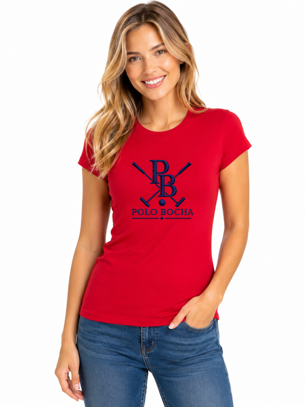 CAMISETA ROJA SEÑORA PXB