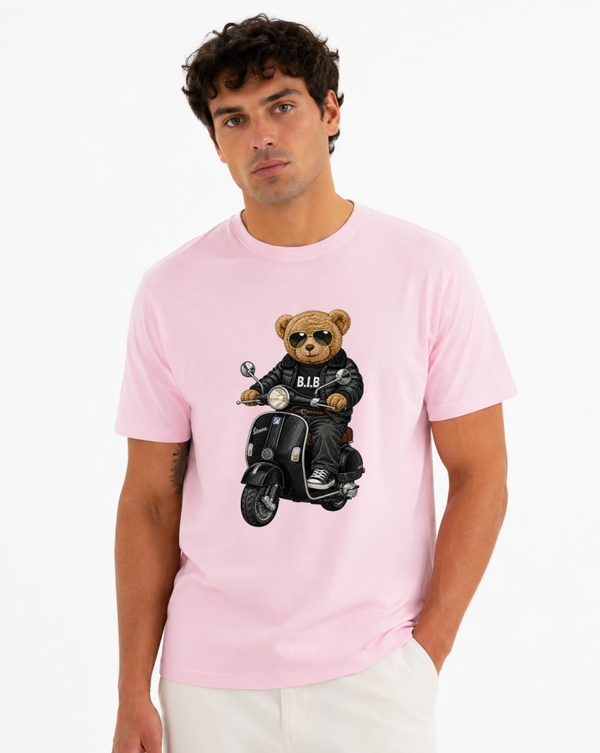 CAMISETA ROSA CABALLERO BEAR