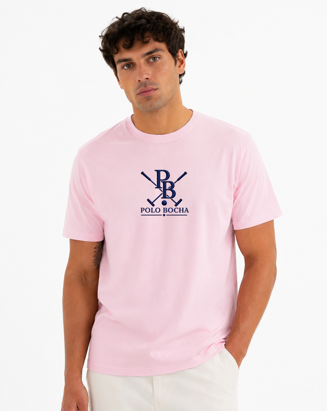 CAMISETA ROSA CABALLERO PXB
