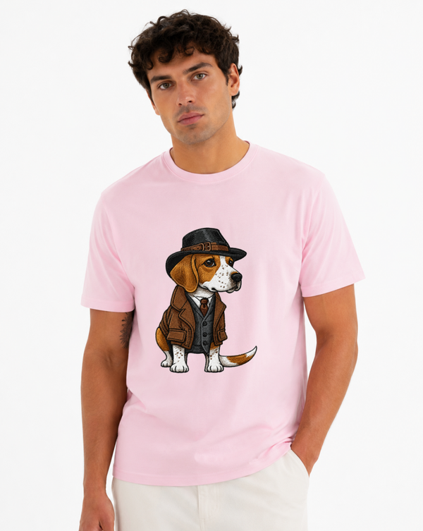 CAMISETA ROSADB CABALLERO BEAGLE