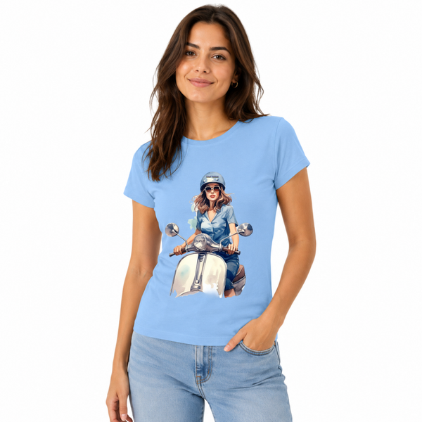 CAMISETA SKGIRL SEÑORA SCOOTER GIRL
