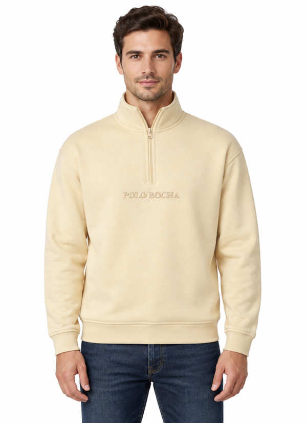 HALF ZIP SWEATSHIRT UNISEX HALFZIP110BT