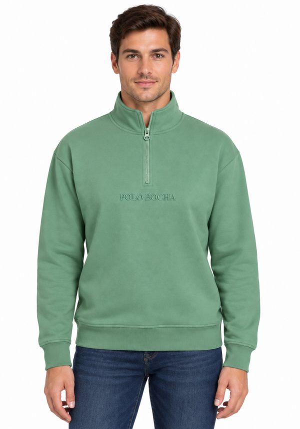 HALF ZIP SWEATSHIRT UNISEX HALFZIP110MO