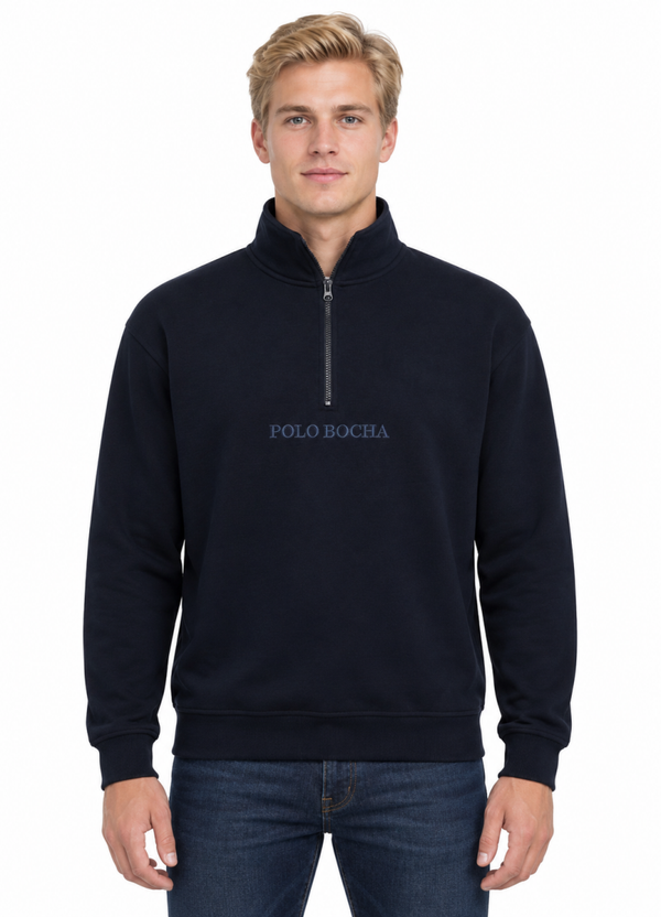 HALF ZIP SWEATSHIRT UNISEX HALFZIP110NY