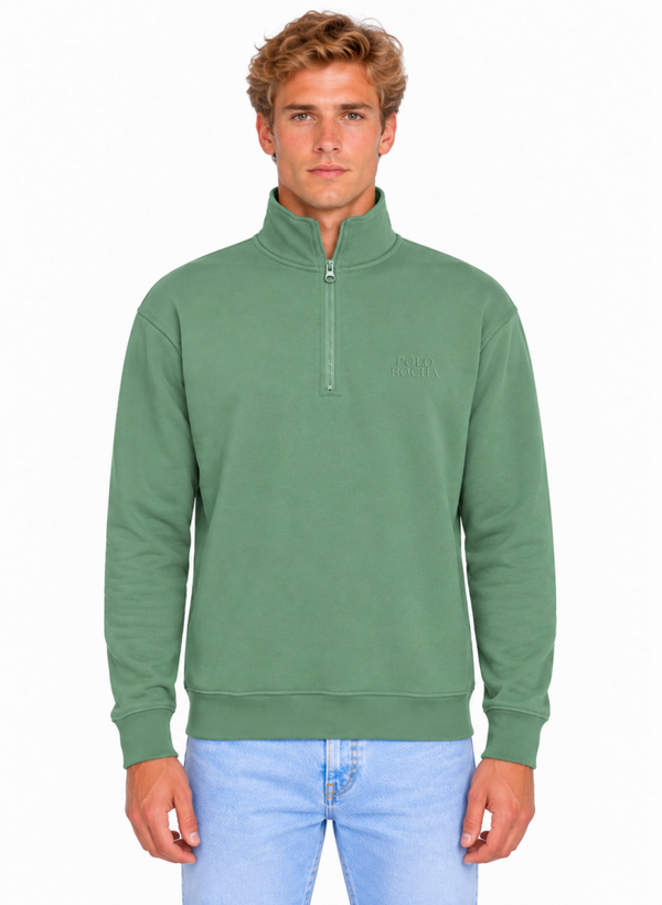 HALF ZIP SWEATSHIRT UNISEX HALFZIP130MO