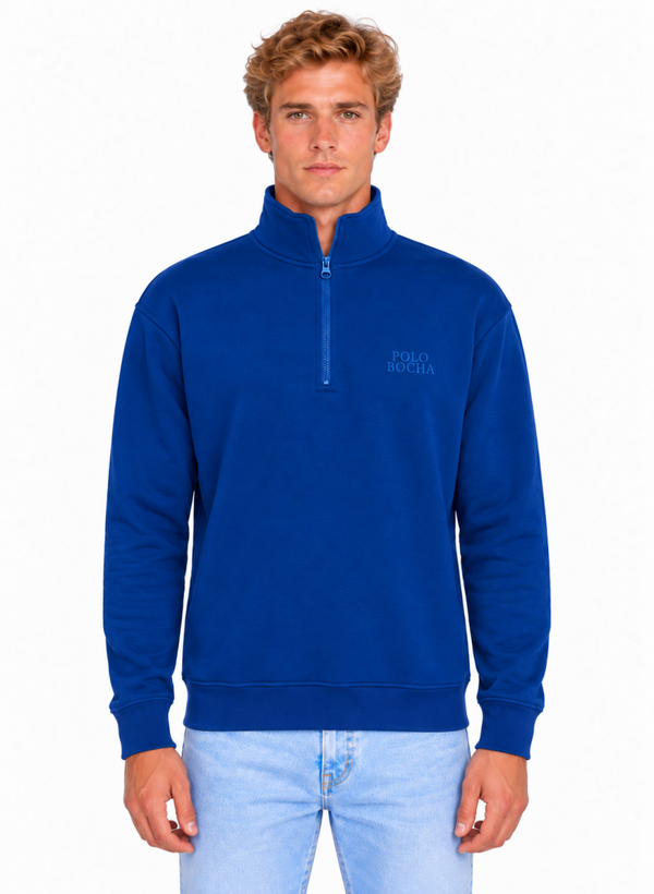 HALF ZIP SWEATSHIRT UNISEX HALFZIP130RB