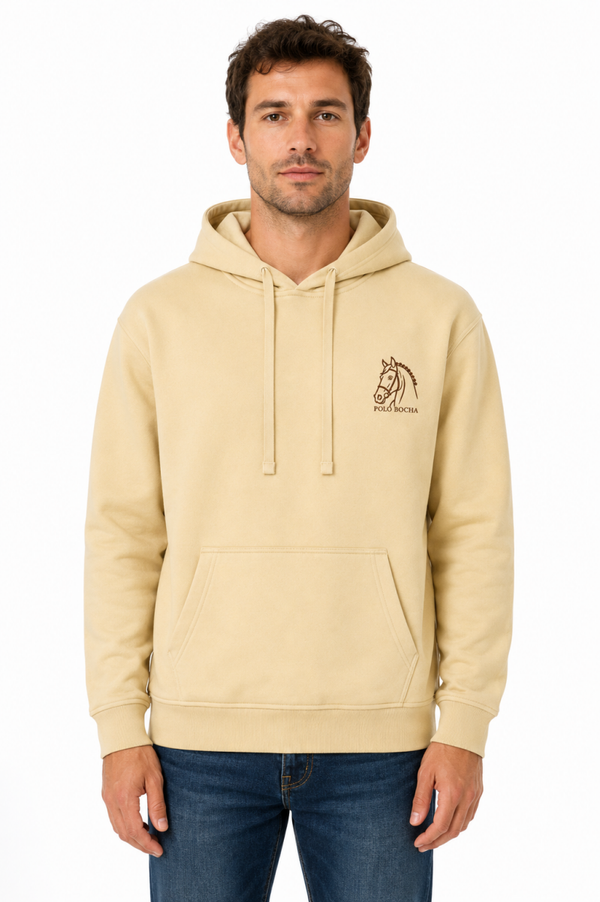 SUDADERA CAPUCHA UNISEX HOOD210BUTTERCR