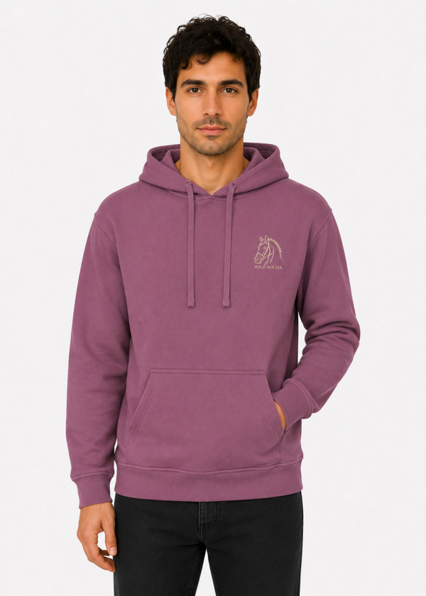 SUDADERA CAPUCHA UNISEX HOOD210DUSTYP