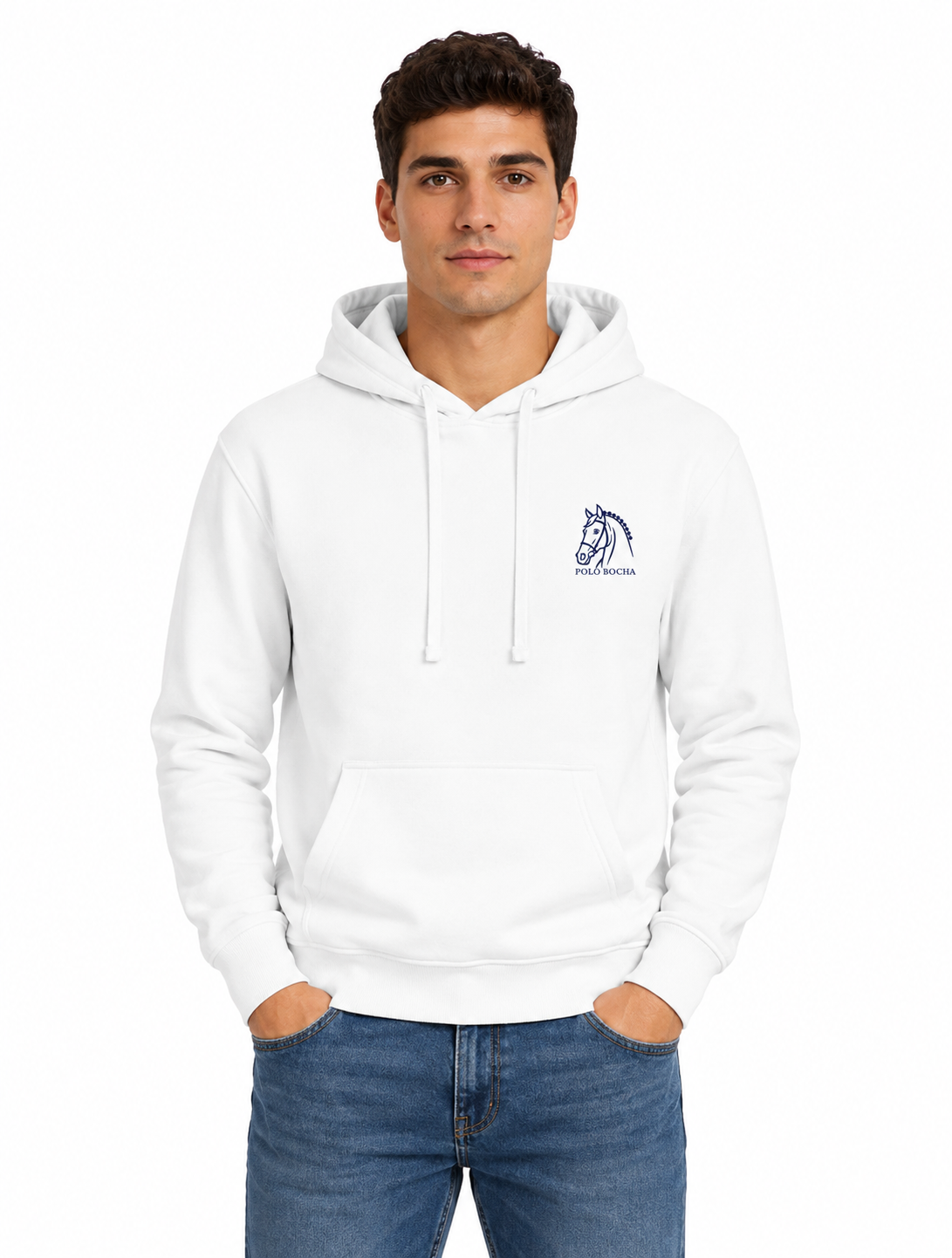 SUDADERA CAPUCHA UNISEX HOOD210WH