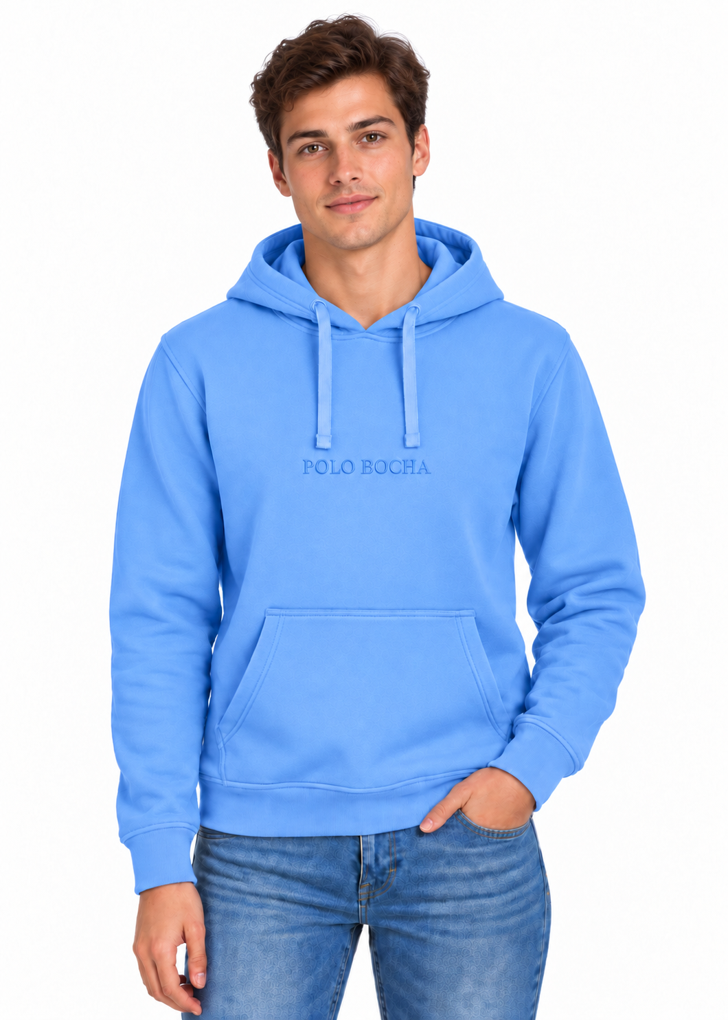 SUDADERA CAPUCHA UNISEX KNG200AZZ