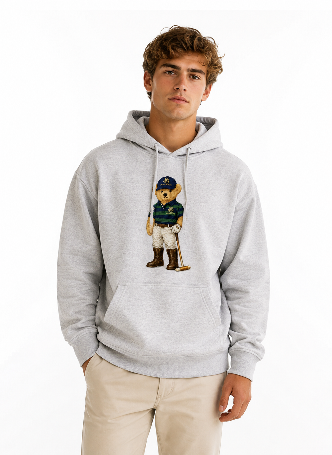 SUDADERA CAPUCHA UNISEX KNG222ASH